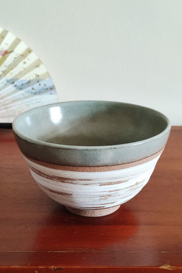 Mino Ware Hakeme Matcha Bowl