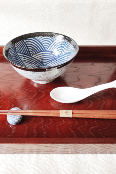 Seigaiha Donburi Set