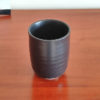 Matte Black Tenmoku Naga Yunomi – Mino Ware Teacup