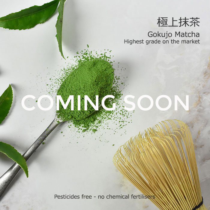 Buy the higest ceremonial grade Match online! It's grown without pesticides or chemical fertilizers and hand-packed in Kyusu! Available at j-okini.com in Malta