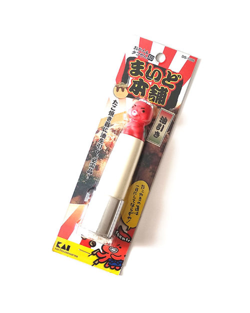 Takoyaki oil brush Takoyan by Kai – Made in Japan. Available at j-okini.com in Malta