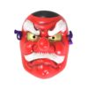 Handcrafted pottery noh mask of Tengu, legendary Japanese creature for wall decoration. Available at j-okini.com in Malta