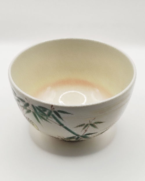 Vintage Handmade Matcha Bowl – Bamboo & Tiger by Tōsai. Available at j-okini.com in Malta