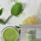 Bright green Matcha powder made from Okumidori and Saemidori cultivars. Japanese ceremonial grade Matcha tea in a tin, pesticide-free. Available at j-okini.com in Malta