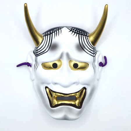 Hannya Noh Mask – Japanese Pottery Wall Decoration (20.6cm)