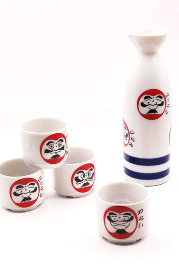 Fuku Daruma Sake Set – Janome Tasting Cups