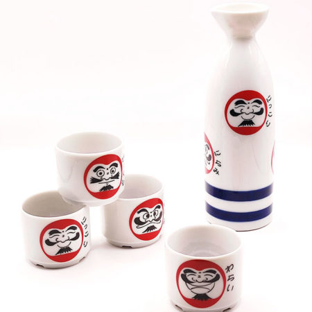 Fuku Daruma Sake Set – Janome Tasting Cups