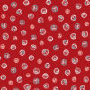 Adorable red Daruma Furoshiki wrapping cloth (48cm) featuring lucky Daruma motifs. Perfect for Christmas wrapping, bento, or eco-friendly gifts. Made in Japan. Available at j-okini.com in Malta