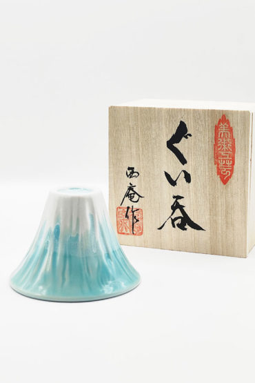 Mount Fuji Sake Cup Snow Fuji