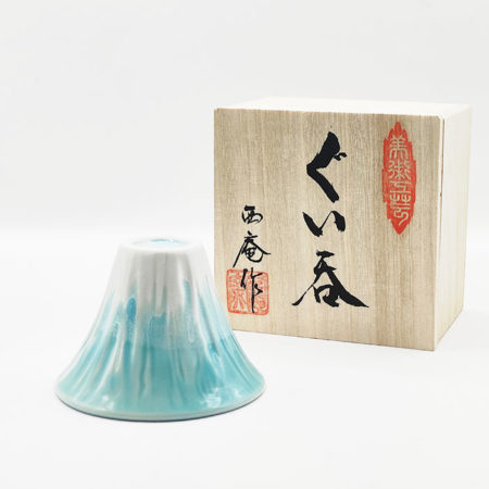 Mount Fuji Sake Cup Snow Fuji