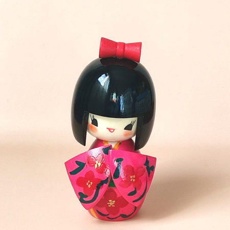 Hana Mizuki Creative Kokeshi Doll by Yamagishi Masayoshi – Japanese Wooden Art Doll