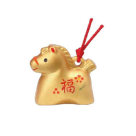 Saiki Shofuku Golden Horse Pottery Bell – Japanese Zodiac Figurine (2026 Year of the Horse) Saiki Shofuku Golden Horse Pottery Bell – Japanese Zodiac Figurine (2026 Year of the Horse)