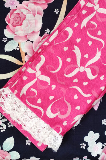 Vintage Girls’ Yukata & Obi Set (120cm) Vintage Girls’ Yukata & Obi Set (120cm)