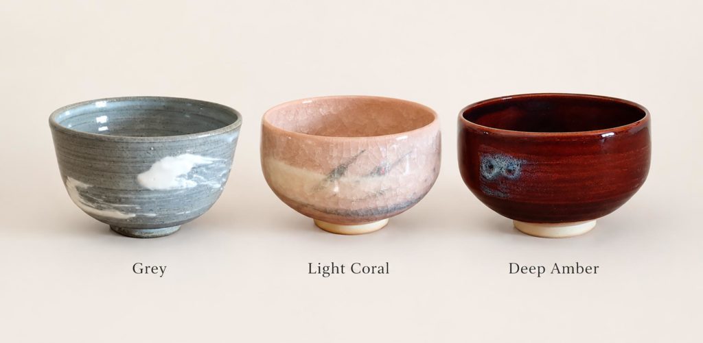 Kiyomizu ware Handmade Matcha bowl available at j-okini.com in Malta