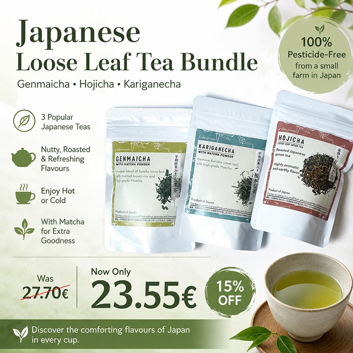 Japanese loose leaf tea bundle