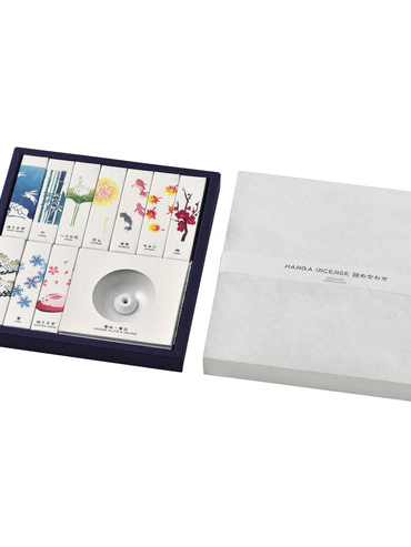 Japanese Incense Gift Set – 10 Kyoto Fragrances with Incense Plate & Holder | Made in Japan