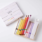 Japanese Hanashoku incense gift set with 9 floral and fruity fragrances, long white ceramic incense plate and paulownia wood gift box – Made in Japan, available at j-okini.com in Malta
