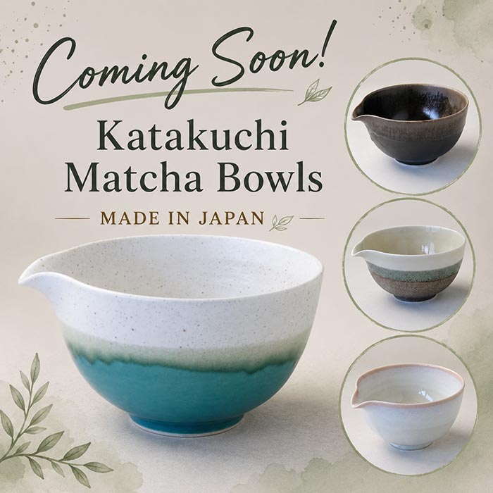 Katakuchi Matcha bowls made in japan