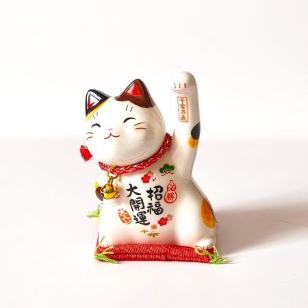 Japanese Lucky Maneki Neko Cat – Victory & Good Fortune (Small)