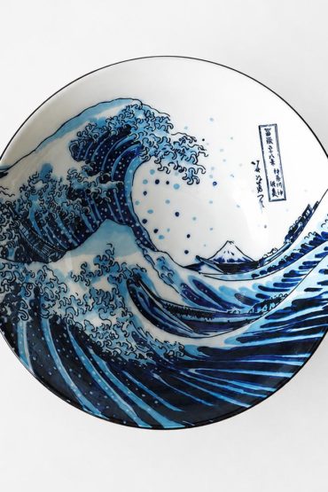 Japanese Ramen Bowl – Hokusai Great Wave & Mt. Fuji | 1100ml