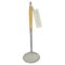 Japanese stainless steel fine mesh skimmer with wooden handle for removing foam from soups made in Japan