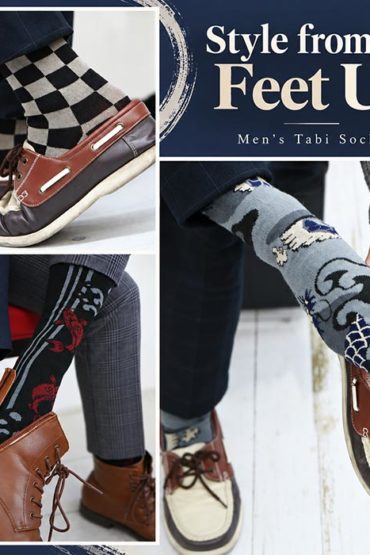 Men's tabi socks available at j-okini.com in Malta