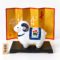 White porcelain sheep figurine inspired by the Japanese zodiac.